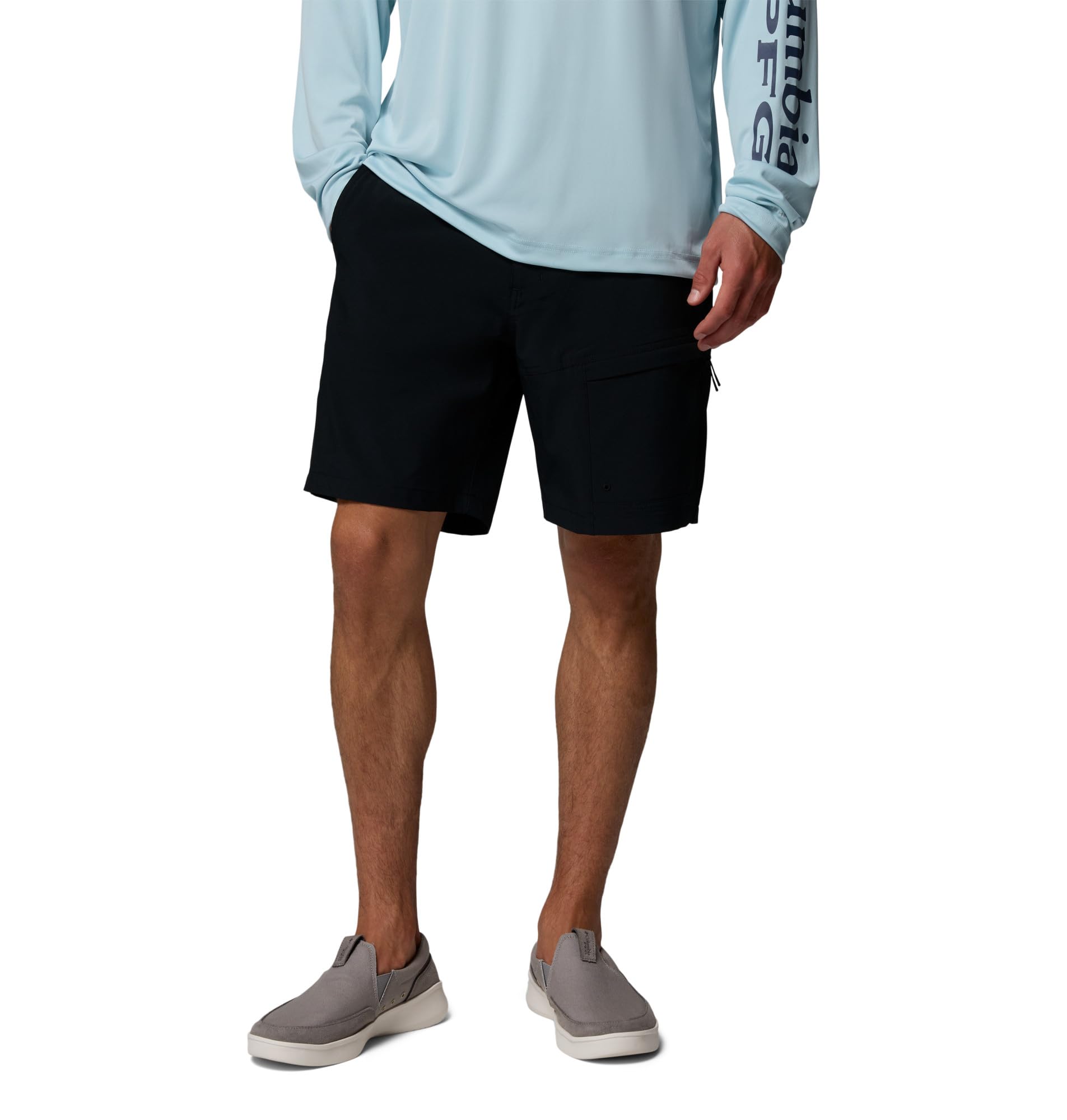 Columbia Men’s PFG Terminal Tackle III Short, Black, 40 x 10