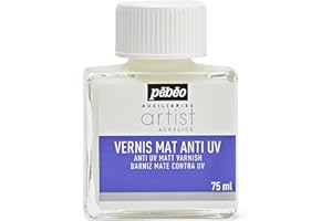Pebeo Artist Acrylics Auxiliaries Matt Varnish, 75-Milliliter