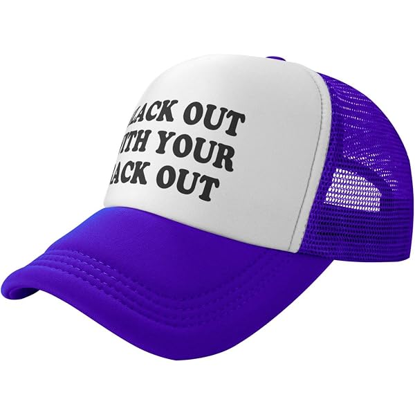 Outftnes Funny Mesh Trucker Hat - 'I Bleached My Butthole For This' Baseball Cap For Men & Women - View #9