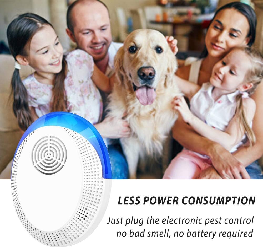 Bocianelli Ultrasonic Pest Repeller 6 Pack, 2020 Pest Repellent, Pest Control Set of Electronic Plug in Indoor for Pests : Garden & Outdoor