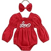 Kavousa Smocked Baby Girl Clothes Newborn Girl Bubble Romper Long Sleeve Jumpsuit And Headband Outfit Cute Infant Clothing