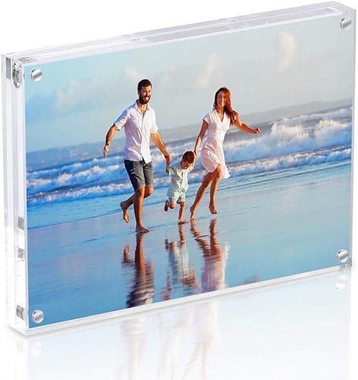 Tabletop Acrylic Picture Frames 4x6, Double Sided