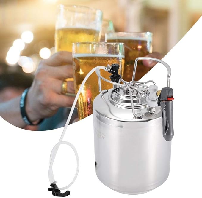 Beer Keg System, Stainless Steel Beer Keg System Dispenser Kit with