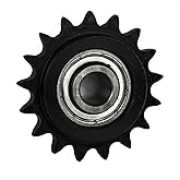Jeremywell #40 Roller Chain Idler Sprocket 1/2" Bore Hardened 17 Tooth