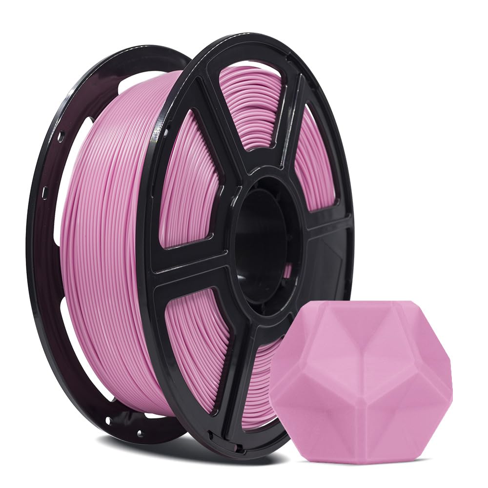 Photo 1 of FLASHFORGE 3D Printer Filament, PLA PRO Filament 1.75mm, 1KG Spool (2.2lbs), Dimensional Accuracy +/- 0.02mm for FDM 3D Printers, Better Tenacity & No Knotting (Pink)