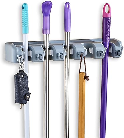 Porte balai mural fait maison Clearance