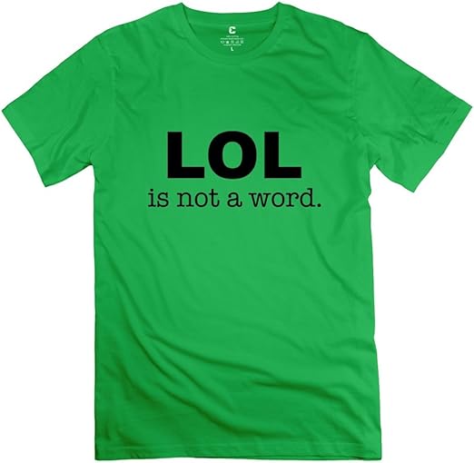 RenHe Men's Personalized Graphic Lol Word T-shirts | Amazon.com