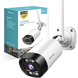 HeimVision 2K Outdoor Security Camera, Wi-Fi Smart Camera with Floodlight, Color Night Vision, 2-Way Audio, Motion Detection,