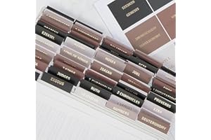 DAYBREAK 41 Decorative Bible Tabs for Women (96 Pieces) - Earth Tone Neutral Gold Foil Bible Tabs - Laminated Bible Labels Tabs – Remove & Replace Bible Index Tabs - Bible Study Supplies for Women (Forrest)