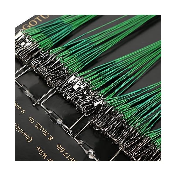 Fishing-Leaders-Stainless-Steel-Wire-Leaders-Nylon-coated-Fishing-Line-with-Swivels-and-Snaps