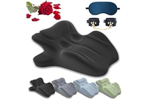 Chiro Monk Couple Pillow, Sweet Spot Pillow for Intimacy, Wedge Pillow Memory Foam, Provides Waist And Neck Support, Recovers