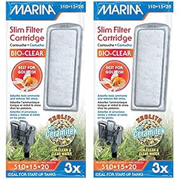 Marina Slim Filter Zeolite Plus Ceramic Cartridge - 6-Pack