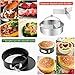 Antimi 21PCS Pressure Cooker Accessories Set For Instant Pot 5,6,8 QT, Steamer Basket, Springform Pan, Egg Bites Molds, Steamer Rack, Dish Clip, Whisk, Oven Mitts&Trivet Mats&Scrub Pad