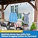 Retractable Clothesline for Indoor/Outdoor Use - 40ft - Heavy Duty Line Won't Stretch or Break - for Hanging Laundry in The Kitchen, Bathroom, Shower, Balcony, Backyard - Wall Mounted Clothes Dryer