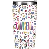 Inspirational Counselor Gifts Tumbler,Counseling Office Must Haves 20 oz Stainless Steel Coffee Mug,Travel Cup,Insulated Cup for Car, Christmas Birthday Gift for Women Men Counselor Therapist