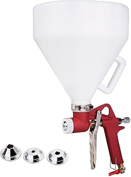 Super Buy 1 45 Gallon Air Hopper Spray Gun Paint Texture Tool Drywall Wall Painting Sprayer W 3 Nozzle