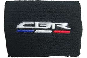 Lorick Motorcycle Brake Reservoir Sock Cotton Cover Compatible With Honda CBR 400 500 600 900 300 250 650 600 1000 RR Fireblade, Black
