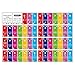 ammoon Piano Keyboard Stickers for 37/49/61/88 Key Keyboards Removable Colorful for Kids Beginners Piano Practice Learning