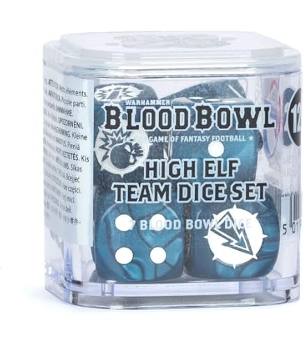 Amazon.com: Blood Bowl - Elven Union Team Dice Set : Toys & Games