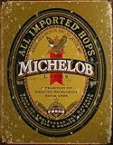 Michelob Beer Logo Distressed Retro Vintage Tin Sign