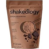 Shakeology 0g Added Sugar Plant Based Protein Powder Blend, Gluten-Free Shake with Vitamins and Minerals – Helps Support Healthy Weight Loss, Lean Muscle, Gut Health – Chocolate, 30 Servings