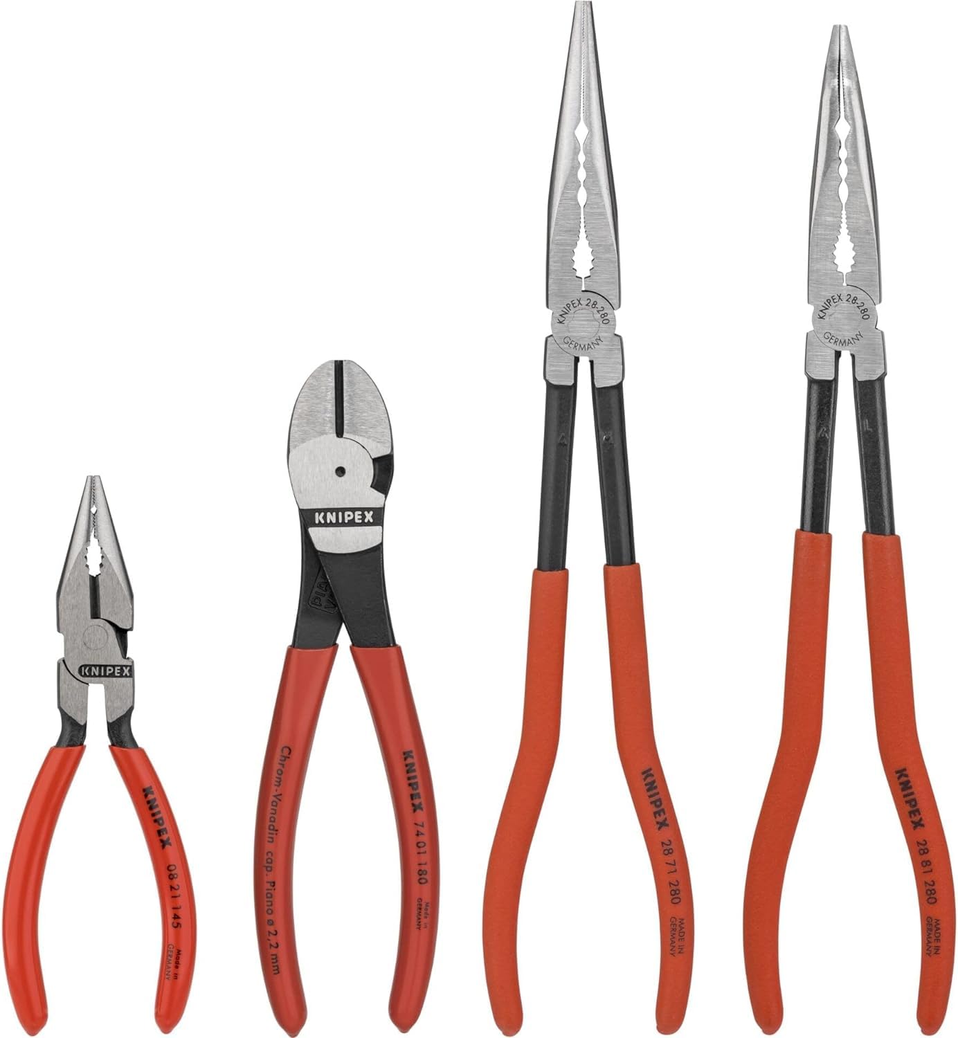 KNIPEX Set of Pliers in a Foam Tray 4 Parts, 00 20 01 V16
