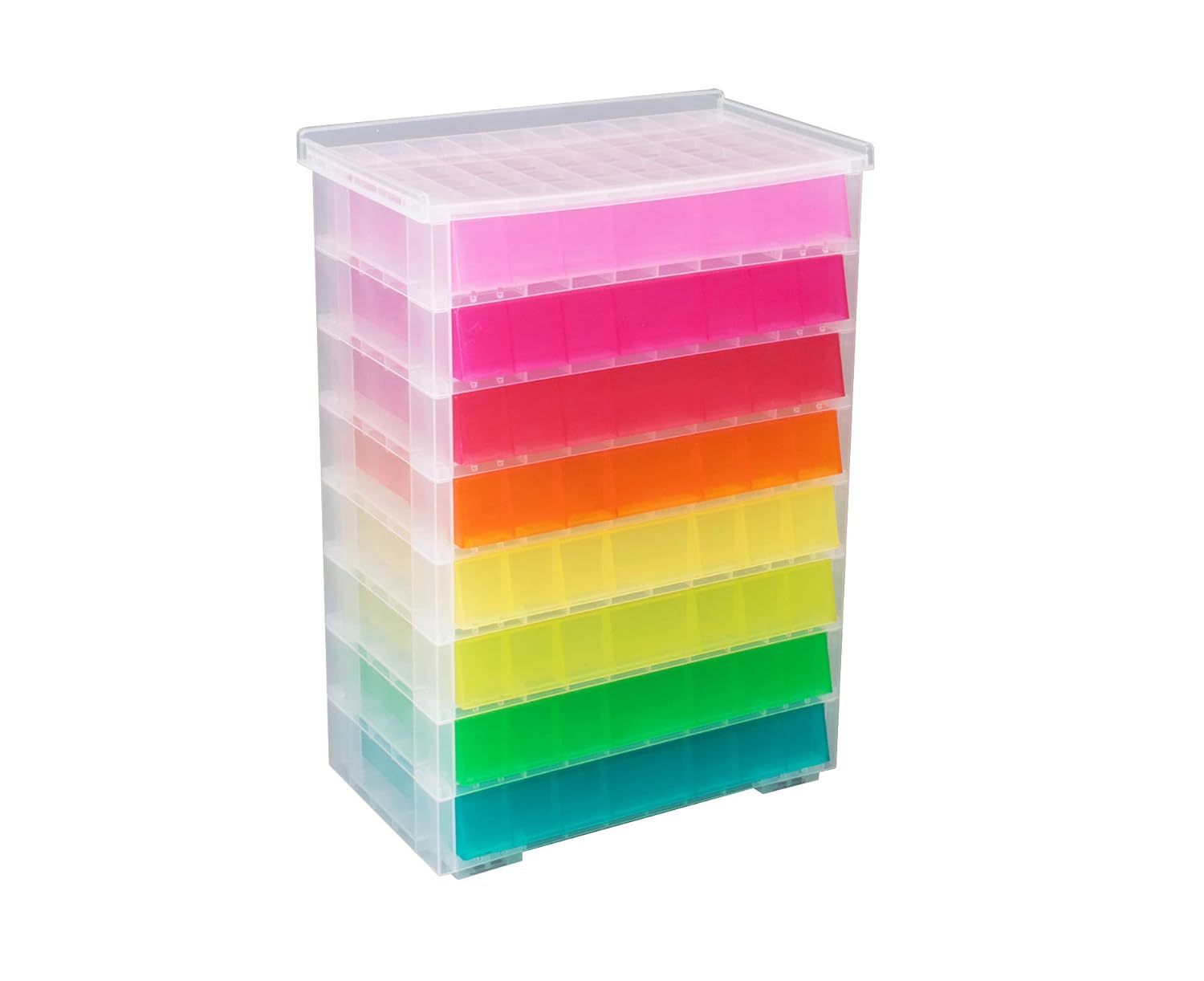 Really Useful Storage Drawer Unit 8 X 0 9 Litre Rainbow Color