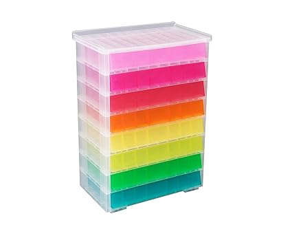 Really Useful Storage Drawer Unit 8 X 0 9 Litre Rainbow Color