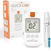 GLUCO-CARE Glucose Monitor Kit, Digital Glucometer | Glucometer, Glucometer included with test strips and test strips designed for the Gluco-Care Model