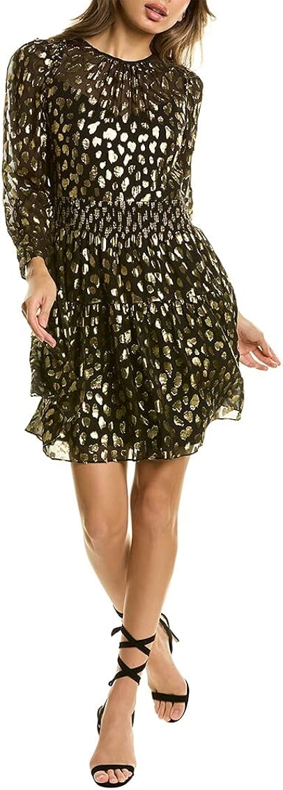 Leopard Metallic Dress 