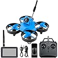 Makerfire FPV Drone Kit with IPS Display 5.8GHz 800TVL Camera Mini FPV Quadcopter for Beginners, One Button Take Off,3D Flip, Headless Mode, Speed Adjustment Camera Drone