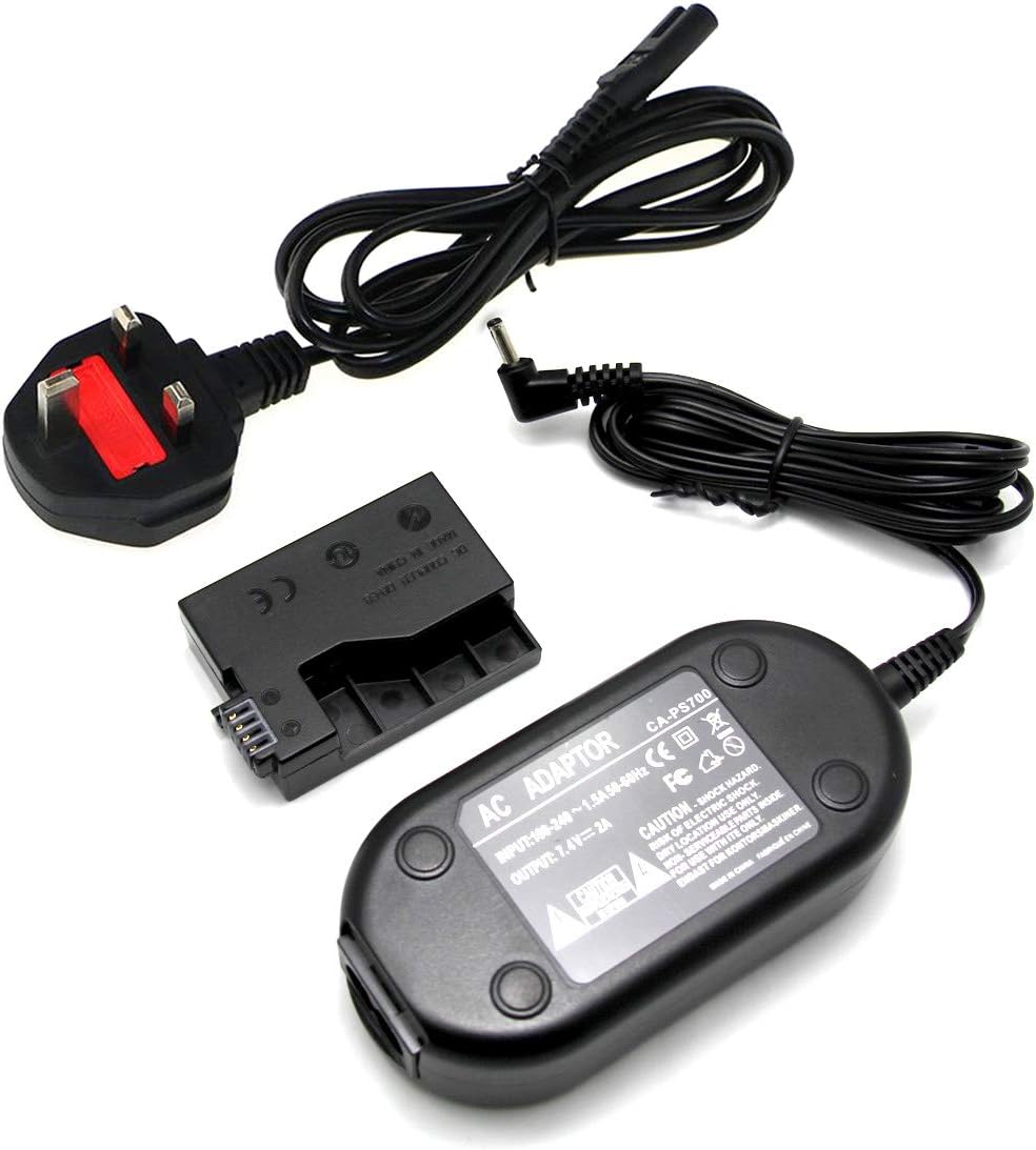 Glorich ACK-E8 replacement AC Power Adapter kit for Canon EOS Rebel T5i / T4i / T3i / T2i / 700D / 650D / 600D / 550D / Kiss X6 / Kiss X5 / Kiss X4 DSLR Cameras