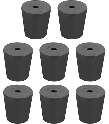 YOKIVE 50Pcs Silicone Rubber Stoppers, Tapered Plugs With High-Temperature Resistance | Protect Hole, Great For Lab Industry (Red, 1.5mm To 3.5mm