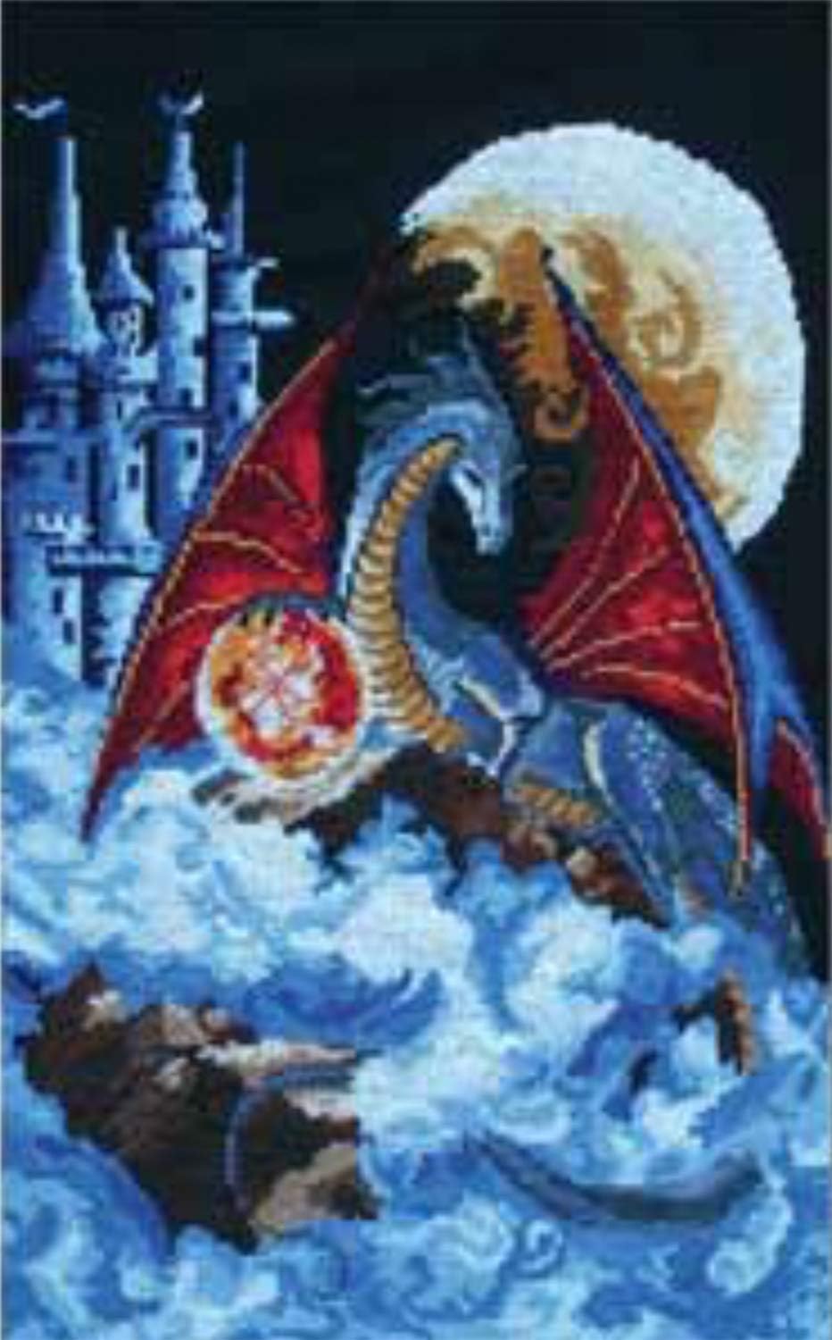 PANNA Cross Stitch Kit, Multicoloured, 27x37cm
