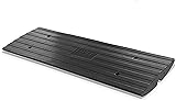 Pyle Car Driveway Curb Ramp - Heavy Duty Rubber