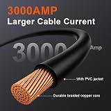 Holdfiturn 6M 3000A Booster Cables Heavy Duty Jump Start Leads view 4