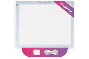 DIAMOND ART CLUB A3 Light Pad, USB LED Light Board for Diamond Painting and DIY Crafting, 5D Diamond Art Tools and Accessories, 16.6" x 13.5"