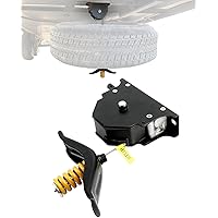 Spare Tire Hoist, Spare Tire Winch Carrier, Compatible with RVs Trailers Trucks Motorhomes, Spare Tyre Holder with Offset Cab