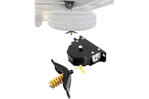 GLEDEWEN Spare Tire Hoist, Spare Tire Winch Carrier, Compatible with RVs Trailers Trucks Motorhomes, Spare Tyre Holder with Offset Cable, Spare Wheel Towing Winch, Spare Tire Lift Assembly, LC159056, 159056