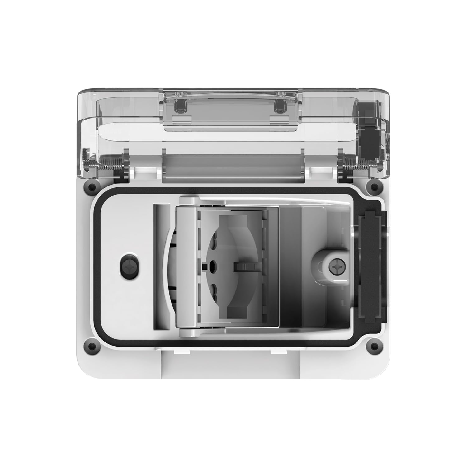 Wide IP55 Complete with Schuko Two-Value Colour White for Built-in Box Type 503