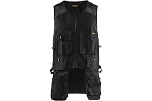 BLÅKLÄDER Blaklader Men's RipStop Kangaroo Mesh Work Vest with Utility Pockets