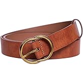 JIEDE Womens Belt Casual Fashion Leopard Ladies Waist Belt brown Adjustable Black Skinny Belts for Jeans Pants Dress