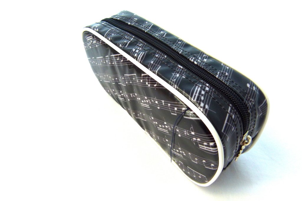 Music themed music score sheet design Rectangle Zipper Pencil Case