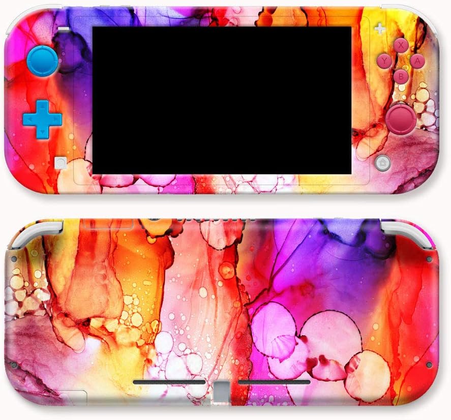 Genuisme Skin Compatible Avec Nintendo Switch Lite Skin Nouveau Ultra Fin Protecteur Durable Et Personnalisable 3m Vinyle Skin Wrap Cover Autocollant Protection Ink Art V1 Amazon Fr High Tech