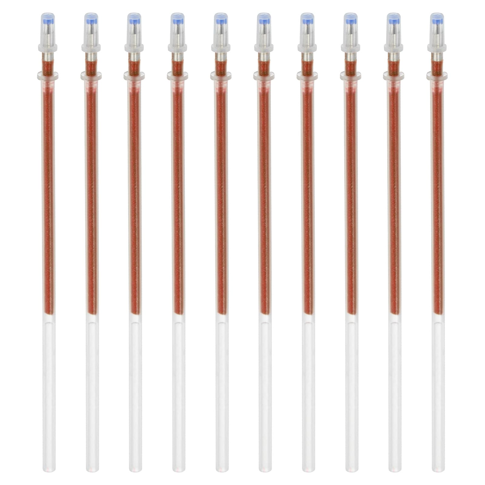 PATIKIL 1mm Gel Pens Refills, 24 Pack Sparkle Metallic Ink Bold Point for Adults Coloring Books Scrapbooking Art Drawing Journaling, Brown