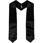 GraduationMall Unisex Adult Plain Graduation Stole 60"/72"