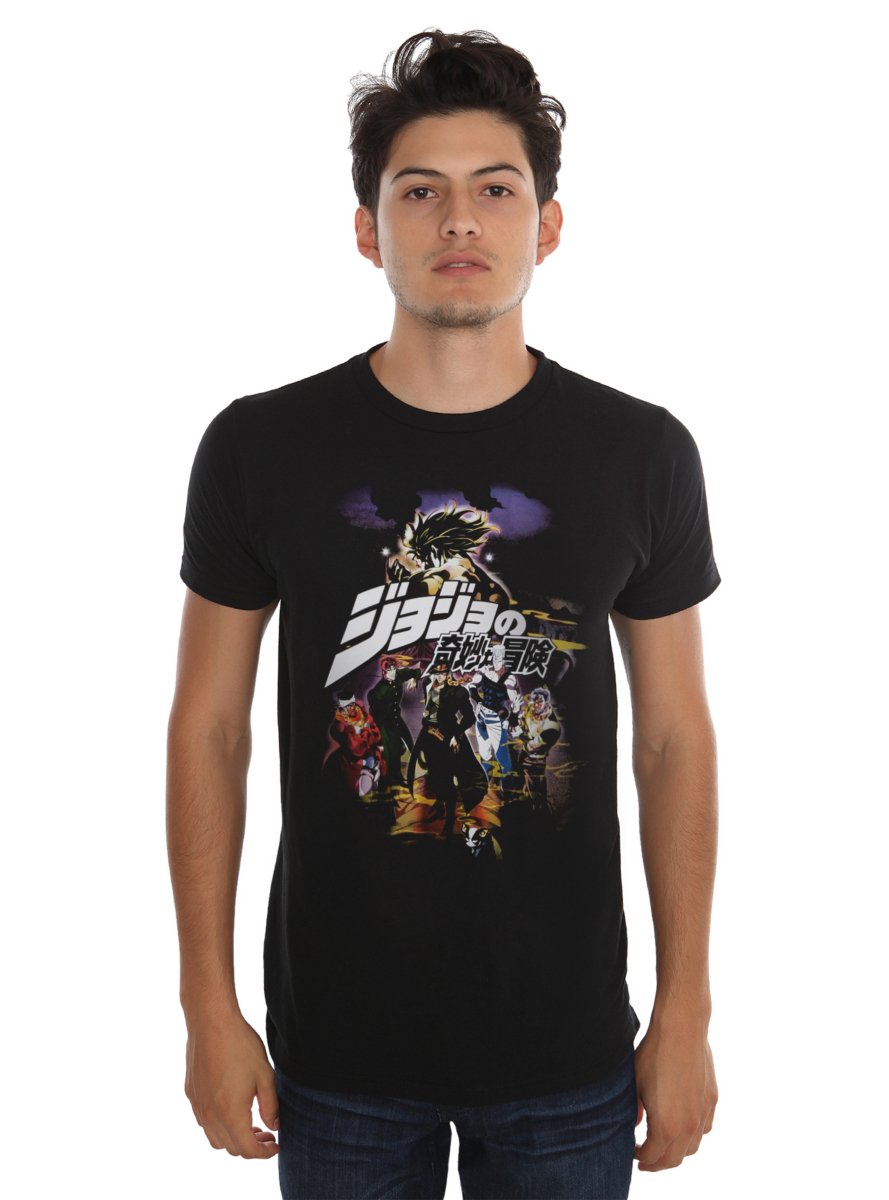 Hot Topic JoJo's Bizarre Adventure: Stardust Crusaders Joestar Group T-Shirt