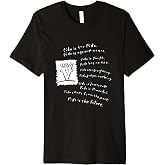 Fido Dido Face Multi Text Premium T-Shirt