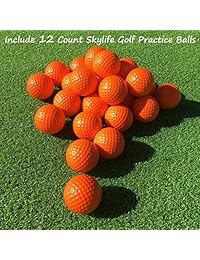 SKYLIFE Pelota de golf de entrenamiento suave para uso en interiores y exteriores