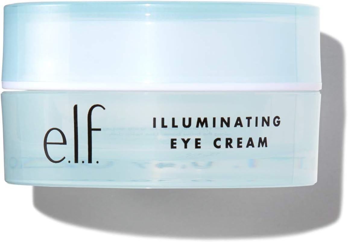 e.l.f. SKIN Holy Hydration! Eye Cream, Infused with Hyaluronic Acid & Peptides, Minimizes Dark Circles, 0.53 Oz (15g)